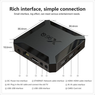 Gepersonaliseerde 4k IPTV Smart Box Allwinner H313 Android 10 TV Box
