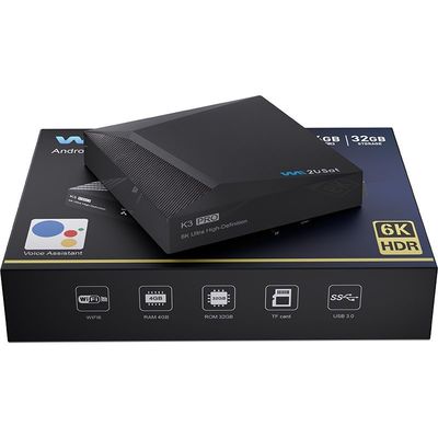 WE2U Sat K3 Pro IPTV Box Android Geniet van sport OEM zonder maandelijkse vergoeding
